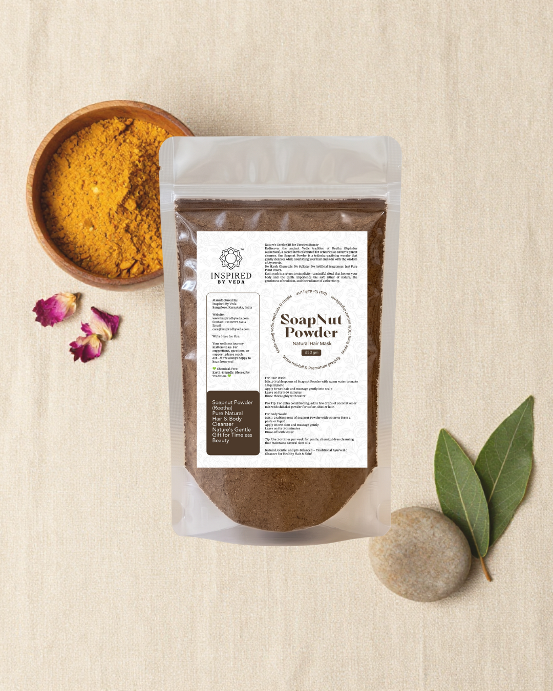 Hair Mask - Soapnut Powder (Reetha)